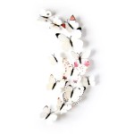 Fluturi 3D cu magnet, decoratiuni casa sau evenimente, set 12 bucati, alb